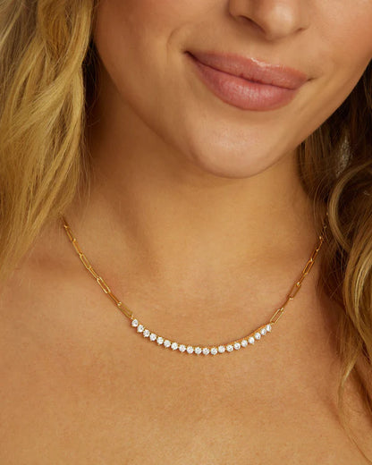 Not Your Basic Samantha Tennis Necklace