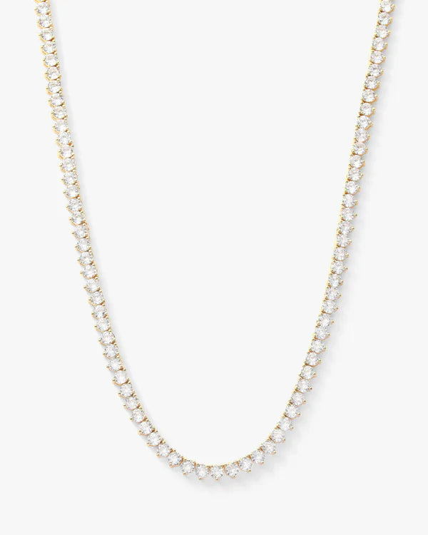 Not Your Basic Tennis Necklace 18" - BAY WINDOW