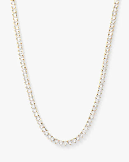 Not Your Basic Tennis Necklace 18" - BAY WINDOW