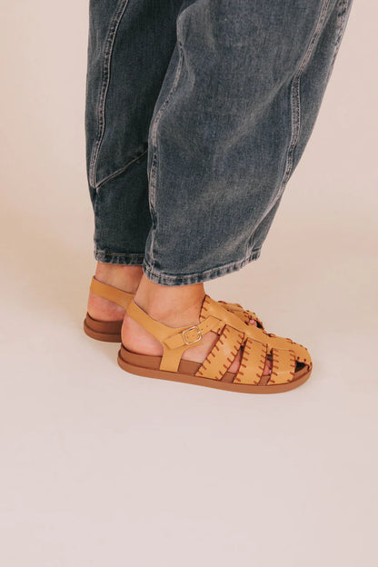 Jasmina V-Leather Sandal