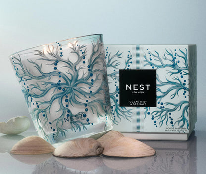 Ocean Mist & Sea Salt Luxury 4-Wick Candle - BAY WINDOW