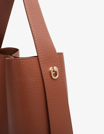 Paloma Shoulder Bag - Brown - BAY WINDOW