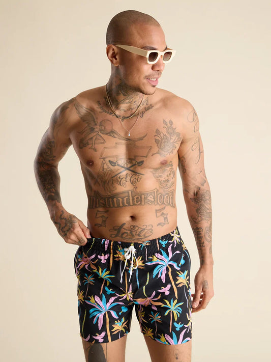 The Black Light Nights 5.5" (Classic Swim Trunk) - BAY WINDOW