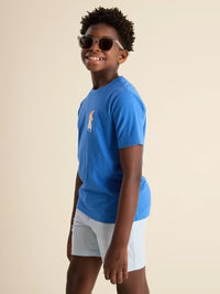 The Cool Rooster (Boys Non Pocket Graphic T-Shirt) - BAY WINDOW