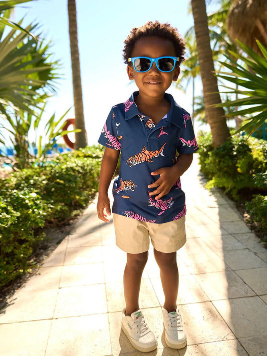 The Lil King of the Sea (Toddler Performance Polo) - BAY WINDOW