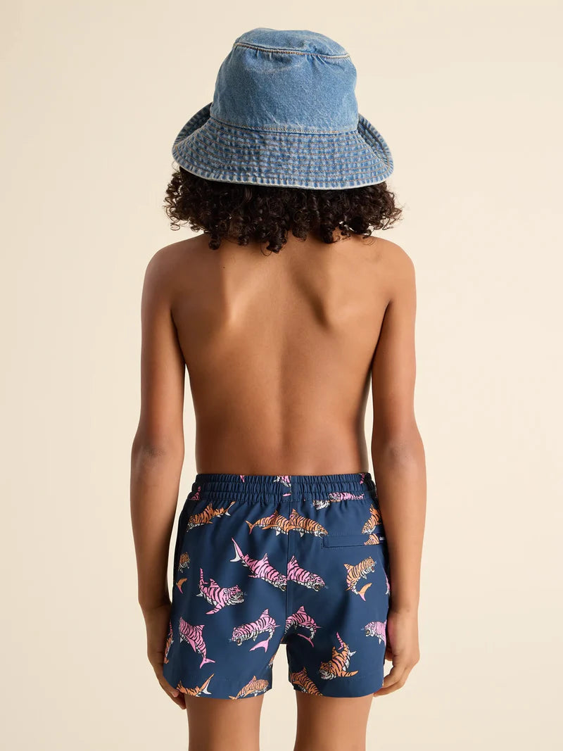 The King of the Seas (Boys Classic Swim Trunk - Shorter)