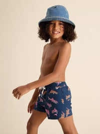 The King of the Seas (Boys Classic Swim Trunk - Shorter)