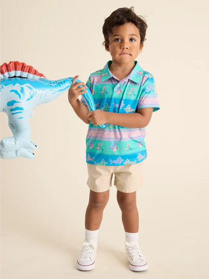 The Lil Neptune's Weekend Wear (Toddler Performance Polo) - BAY WINDOW