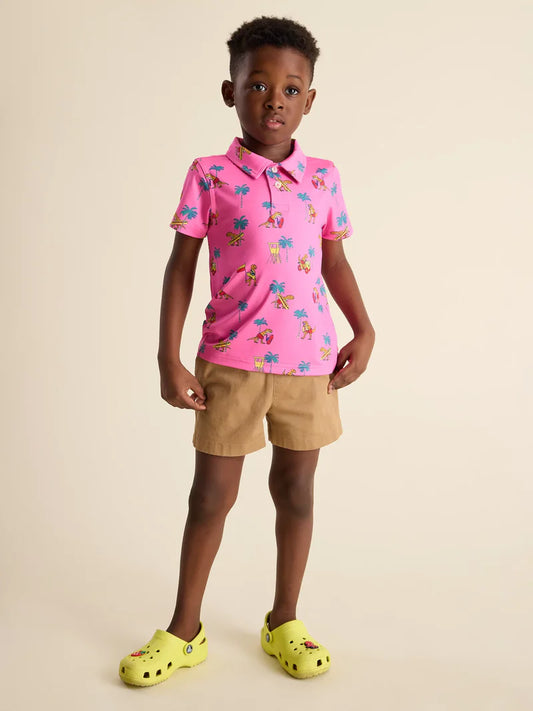 The Lil Roar-ee's (Toddler Performance Polo) - BAY WINDOW