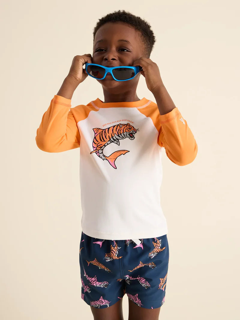 The Tiger Shark (Baby & Toddler Rashguard) - BAY WINDOW