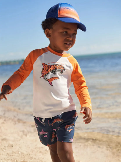 The Tiger Shark (Baby & Toddler Rashguard) - BAY WINDOW