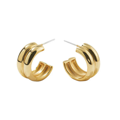 Twin Gold Hoops