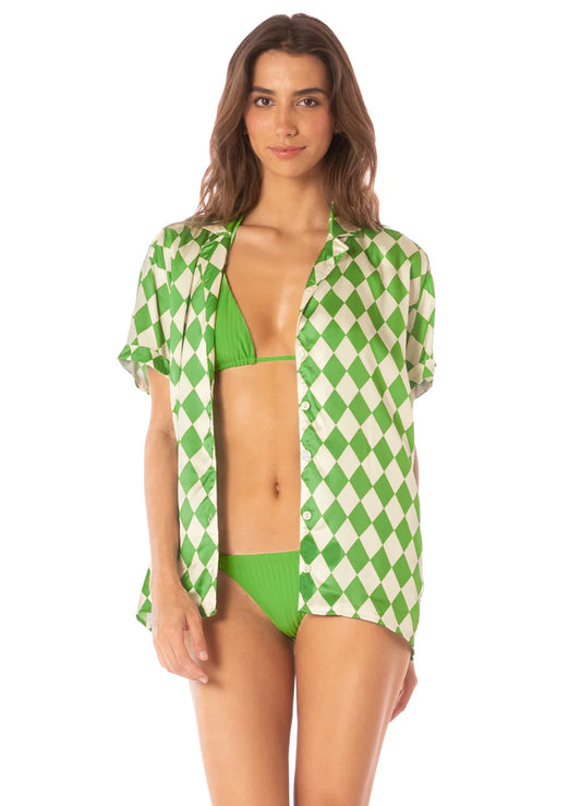 Meissa Shirt - Bright Green - BAY WINDOW