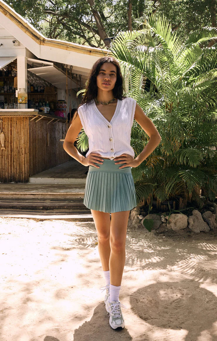 Playing Doubles Skirt - Marine Mist - BAY WINDOW