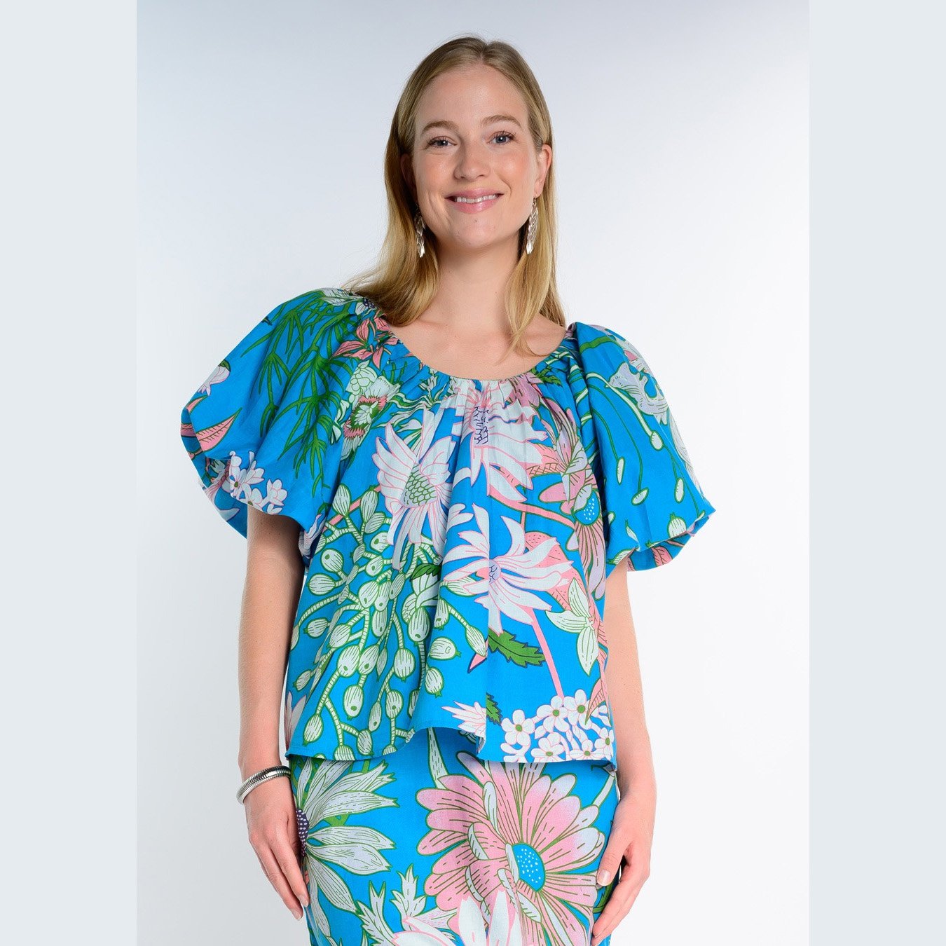 Poolside Top - Blue