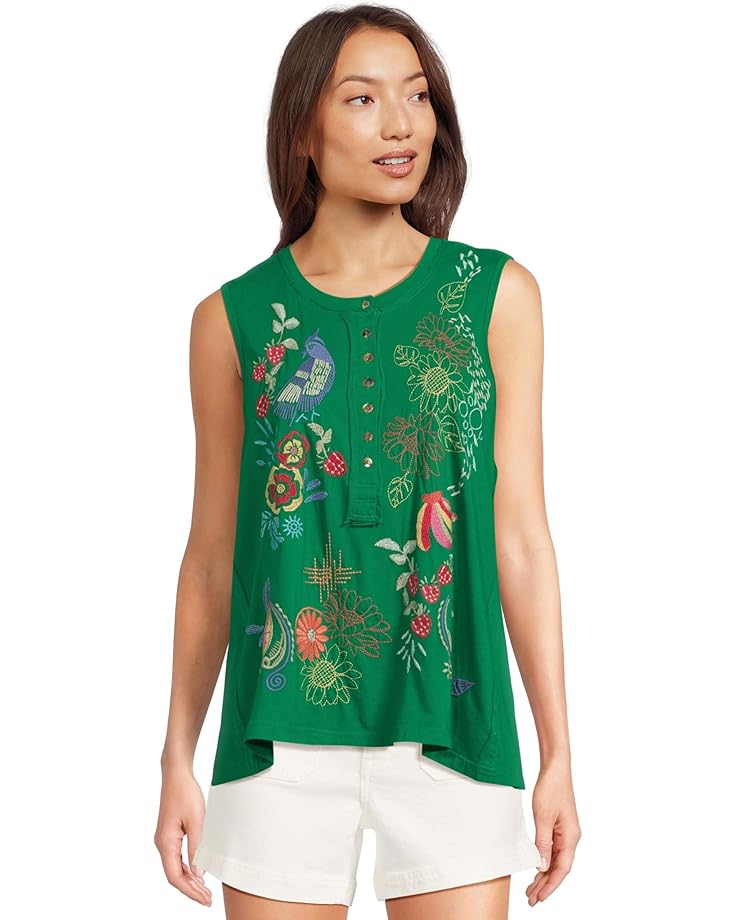 Raw Detail Henley Tank - Cora - BAY WINDOW