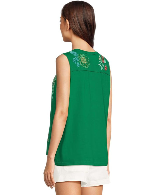 Raw Detail Henley Tank - Cora - BAY WINDOW