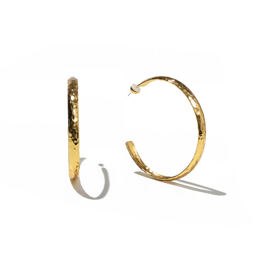 Statement Hammered Hoops