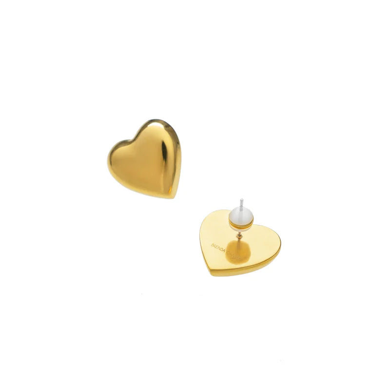 Puffy Heart Studs