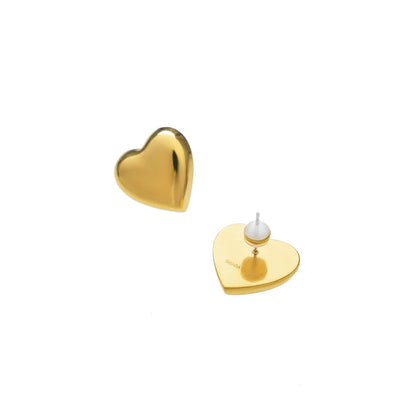 Puffy Heart Studs