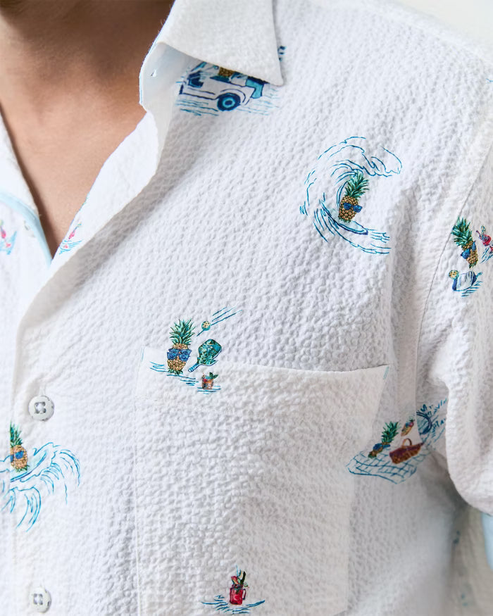 Nova Wave Pineapple Pete Shirt - White