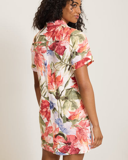 Island Bloom S/S Shift Dress