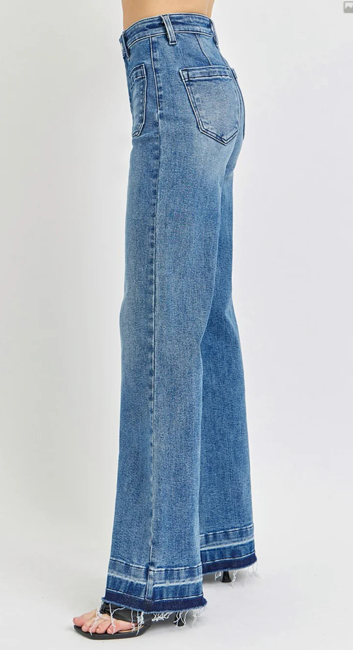 High Rise Wide Jeans