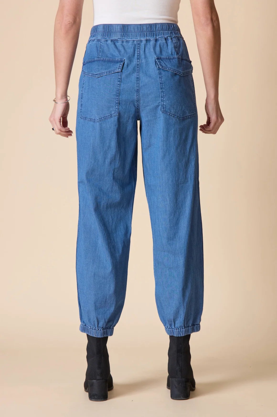 Perfect Travel Denim Jogger Pant