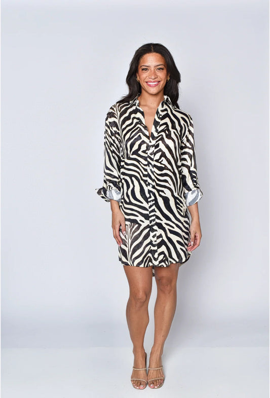 Black Zebra Midi