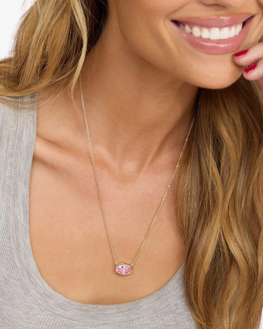 She's a Boss Pendant Necklace PINK
