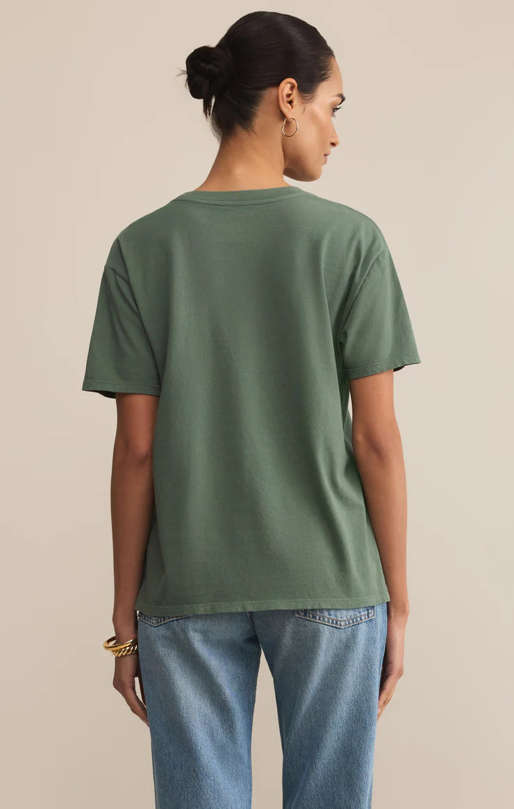 Spicy Marg Boyfriend Tee - Hunter Green - BAY WINDOW