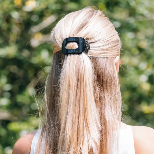 Flat Round Hair Clip - Tiny