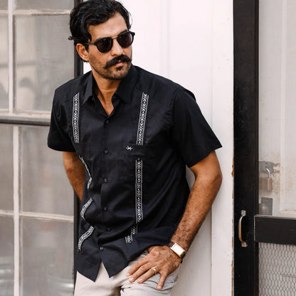 Tejas Guayabera - Diablo Plata - BAY WINDOW