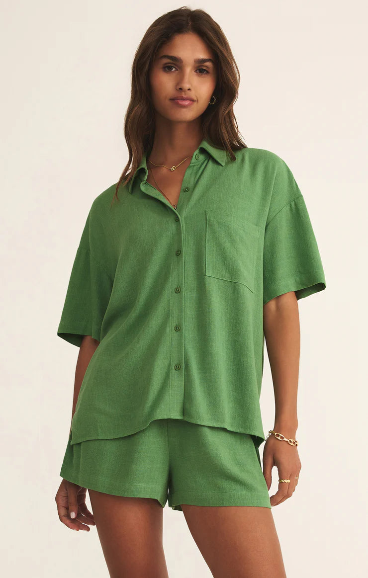 Tinsley Button Up Shirt - Lawn - BAY WINDOW
