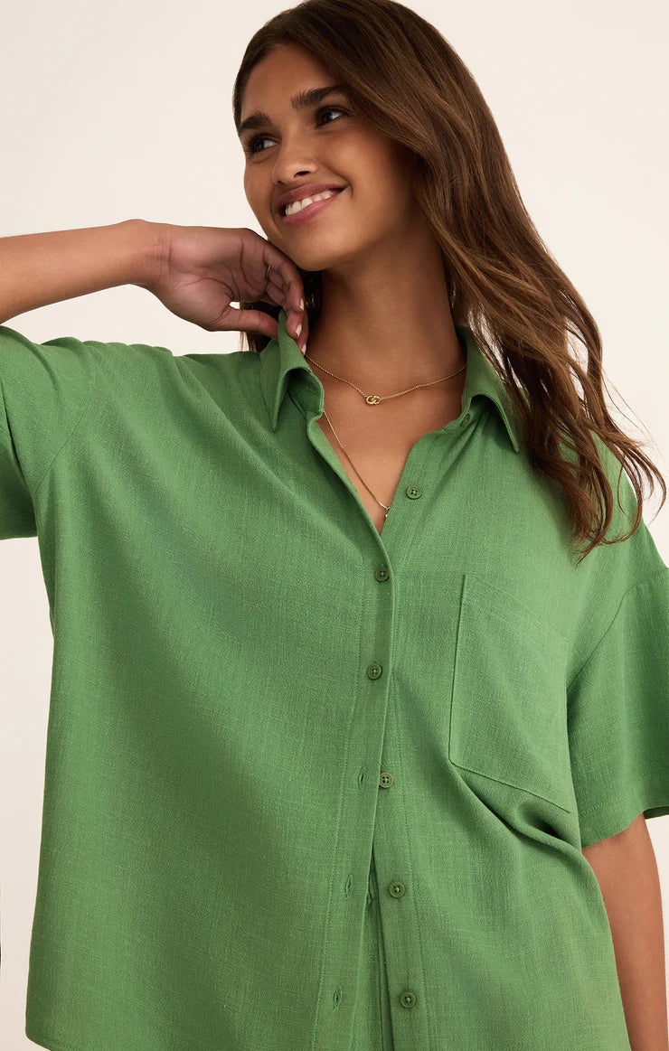 Tinsley Button Up Shirt - Lawn - BAY WINDOW