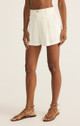 Topanga Linen Short - White - BAY WINDOW