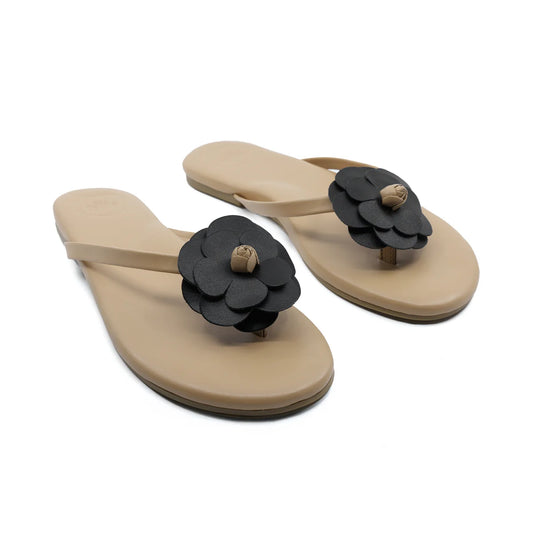 Valentina Sandal - Tan/Black