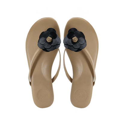 Valentina Sandal - Tan/Black