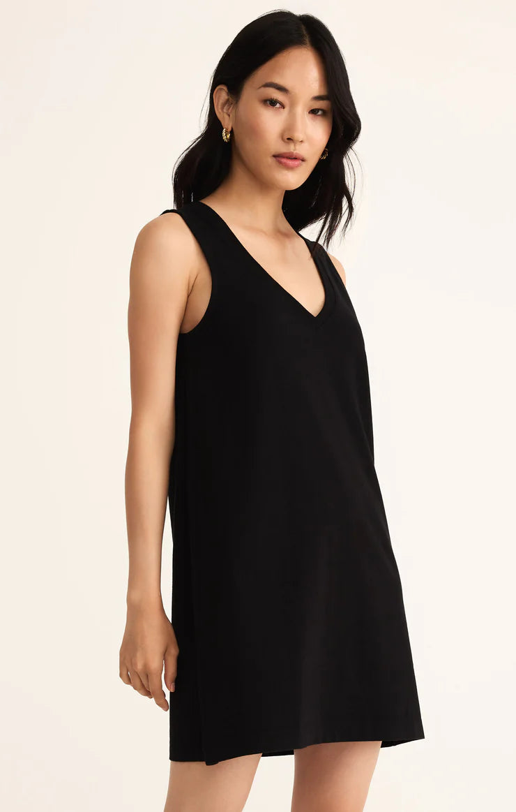 Sloane Dress - True Black - BAY WINDOW