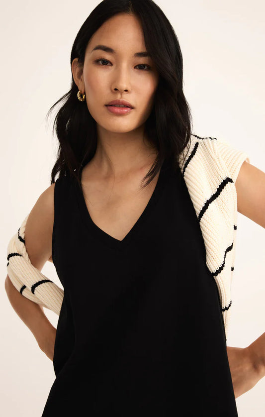 Sloane Dress - True Black - BAY WINDOW