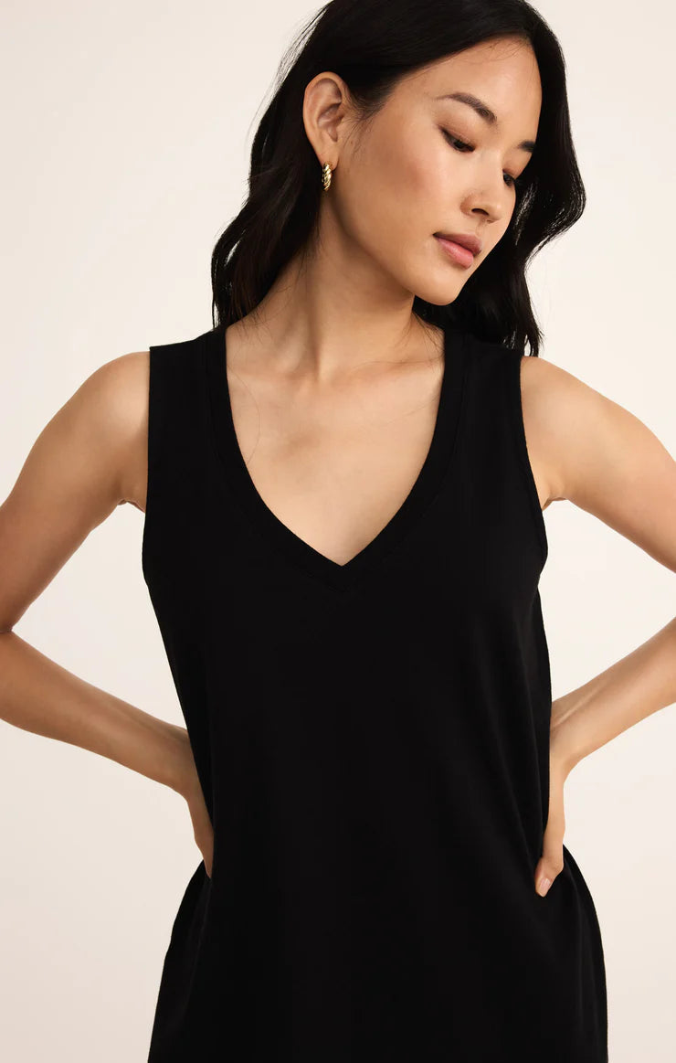 Sloane Dress - True Black - BAY WINDOW