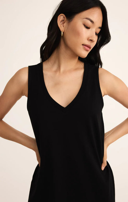 Sloane Dress - True Black - BAY WINDOW