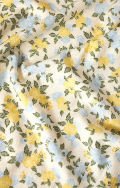 Faya Idra Ditsy Maxi Dress - Cloud