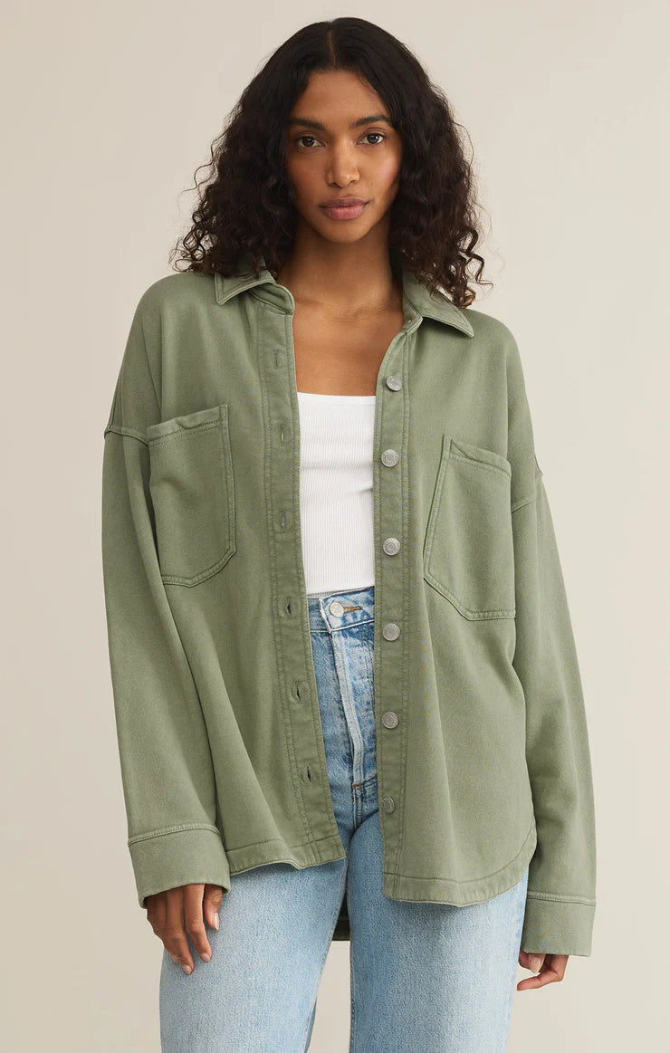 All Day Knit Jacket - Avocado