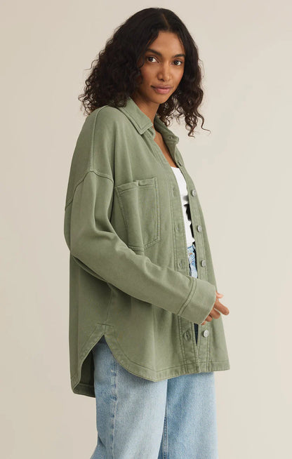 All Day Knit Jacket - Avocado