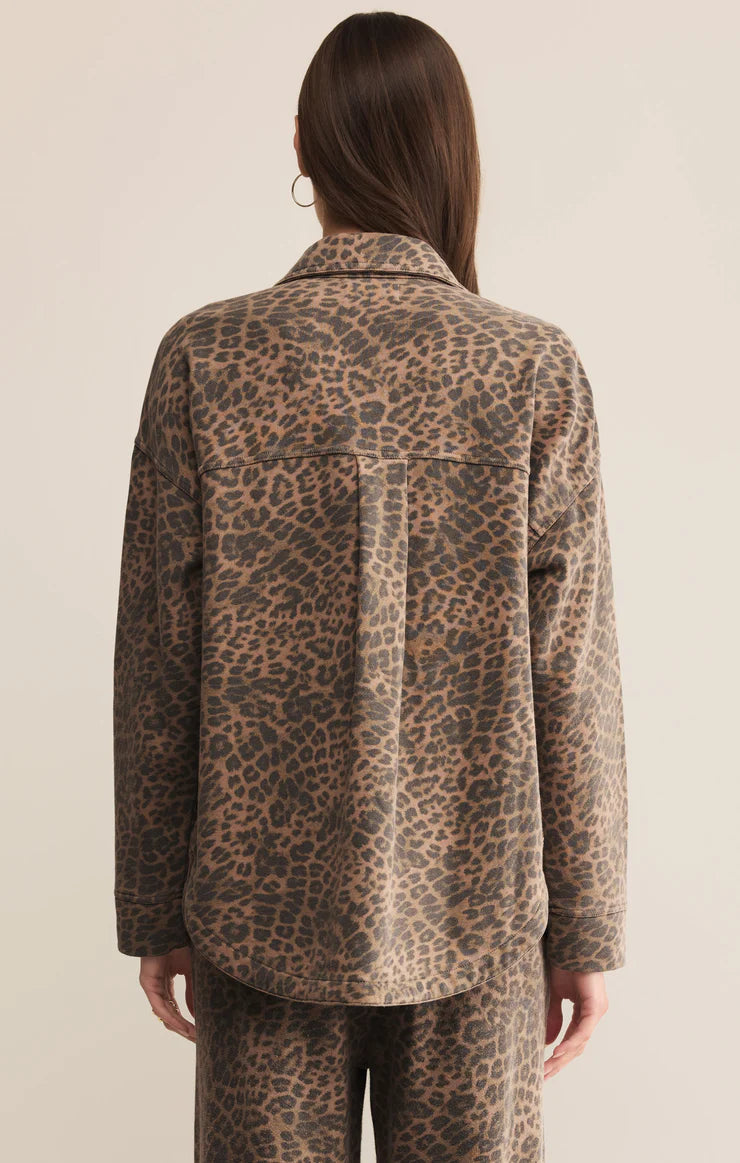 All Day Leopard Jacket - Desert Tan - BAY WINDOW