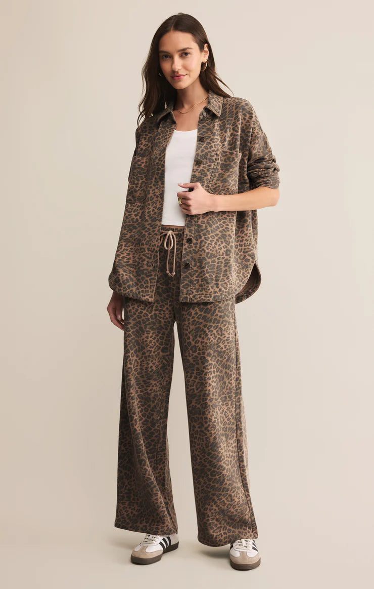 All Day Leopard Jacket - Desert Tan - BAY WINDOW