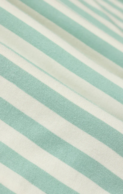 Kiera Stripe Tank - Crystal Green