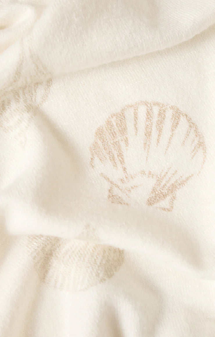 Bisous Shell LS Top - Vanilla Ice