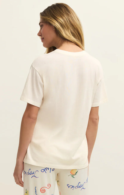 Club Tropics Boyfriend Tee - Vanilla Ice